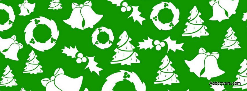 Green Christmas Pattern {Holidays Facebook Timeline Cover Picture, Holidays Facebook Timeline image free, Holidays Facebook Timeline Banner}