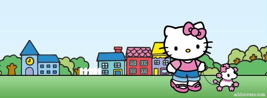 Hello Kitty Pet Facebook Covers