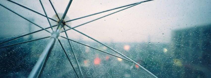 Clear Rain Umbrella {Colorful & Abstract Facebook Timeline Cover Picture, Colorful & Abstract Facebook Timeline image free, Colorful & Abstract Facebook Timeline Banner}