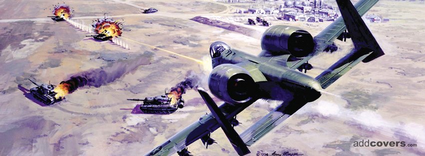Bomber Jet Facebook Covers