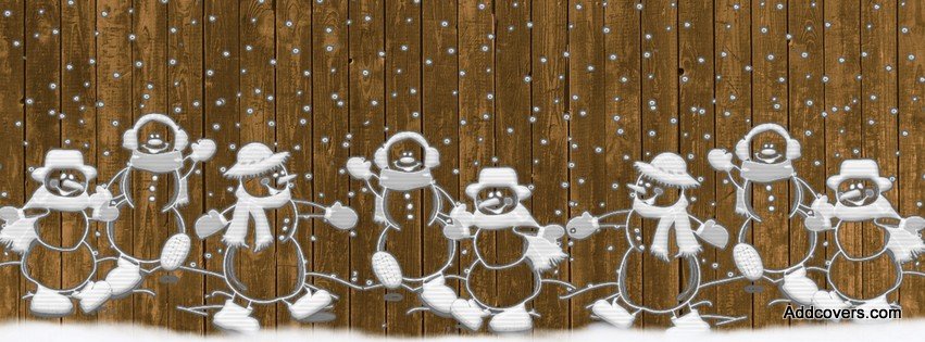Cute Snowmen {Holidays Facebook Timeline Cover Picture, Holidays Facebook Timeline image free, Holidays Facebook Timeline Banner}