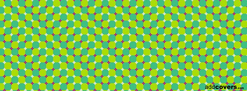 waving green illusion Facebook Covers