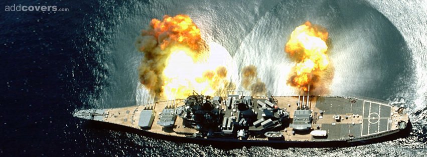 Battleship Shooting Facebook Covers