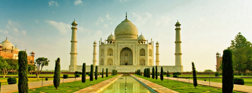 Taj Mahal {Cities & Landmarks Facebook Timeline Cover Picture, Cities & Landmarks Facebook Timeline image free, Cities & Landmarks Facebook Timeline Banner}