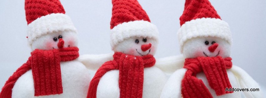 3 Snowmen {Holidays Facebook Timeline Cover Picture, Holidays Facebook Timeline image free, Holidays Facebook Timeline Banner}