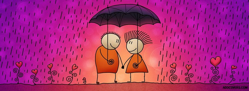 Rain for Lovers Facebook Covers