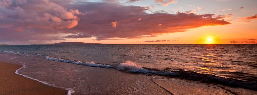 Beach Sunset Facebook Covers