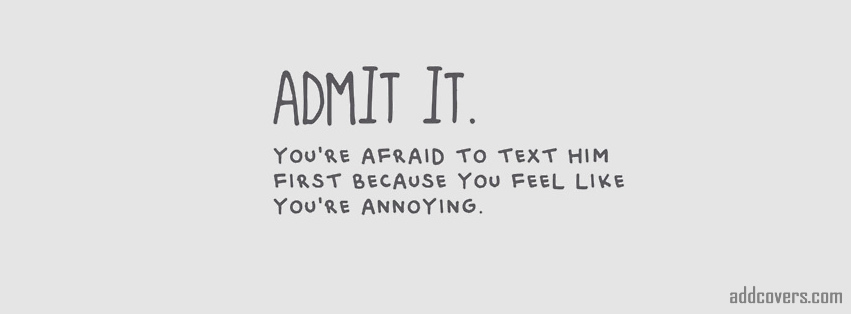 Admit it {Girly Facebook Timeline Cover Picture, Girly Facebook Timeline image free, Girly Facebook Timeline Banner}