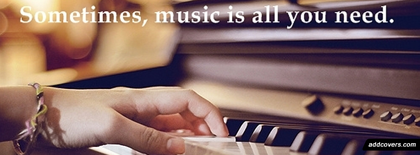 Music is all you need Facebook Covers