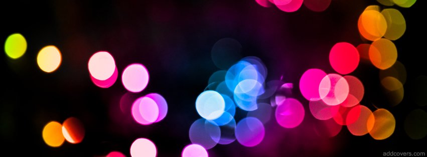 Rain Bokeh Facebook Covers