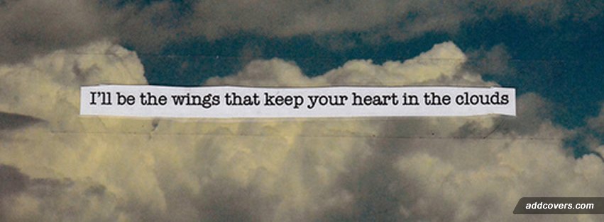 Heart in the Clouds Facebook Covers