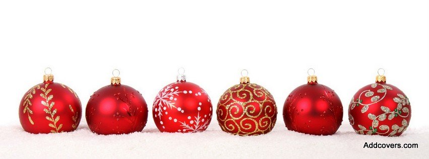 Red Christmas Decorations {Holidays Facebook Timeline Cover Picture, Holidays Facebook Timeline image free, Holidays Facebook Timeline Banner}