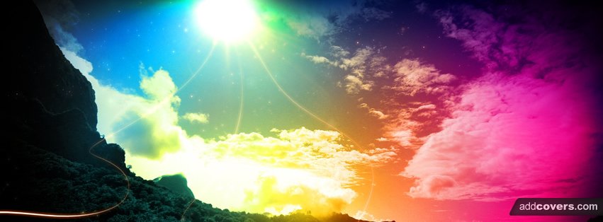 Coloful skies Facebook Covers