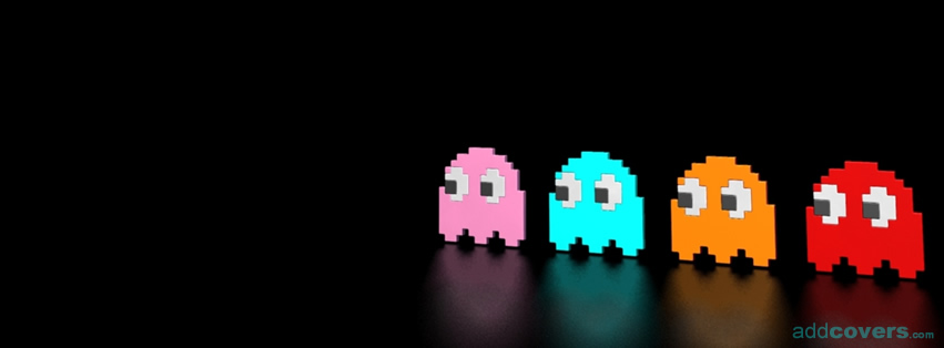 Pacman Ghosts {Video Games Facebook Timeline Cover Picture, Video Games Facebook Timeline image free, Video Games Facebook Timeline Banner}