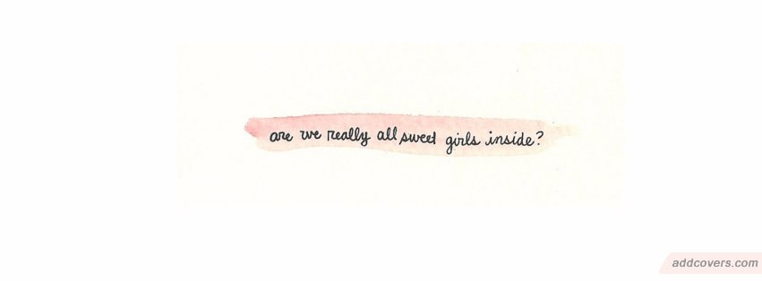 facebook cover quotes for girls