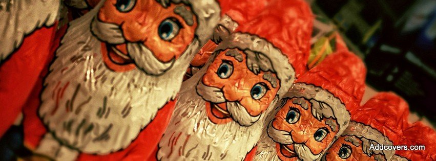 Chocolate Santas {Holidays Facebook Timeline Cover Picture, Holidays Facebook Timeline image free, Holidays Facebook Timeline Banner}