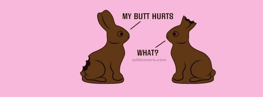Funny Easter Bunnies Facebook Covers