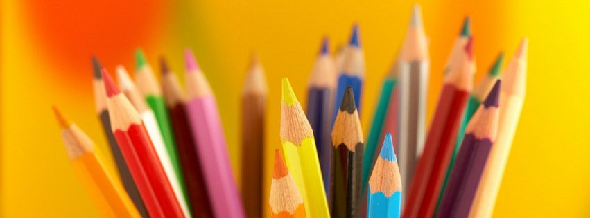 Colorful Pencils {Colorful & Abstract Facebook Timeline Cover Picture, Colorful & Abstract Facebook Timeline image free, Colorful & Abstract Facebook Timeline Banner}