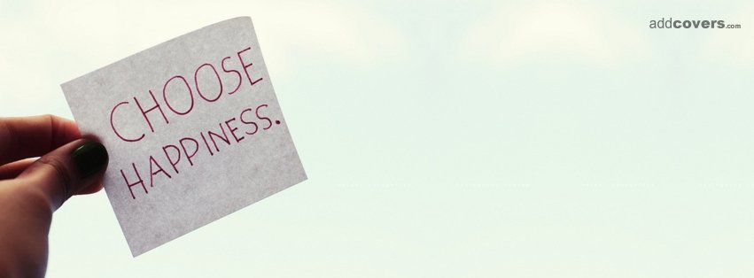 Choose Happiness {Word Pictures Facebook Timeline Cover Picture, Word Pictures Facebook Timeline image free, Word Pictures Facebook Timeline Banner}