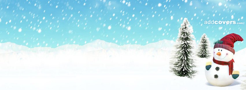 Snowman {Holidays Facebook Timeline Cover Picture, Holidays Facebook Timeline image free, Holidays Facebook Timeline Banner}