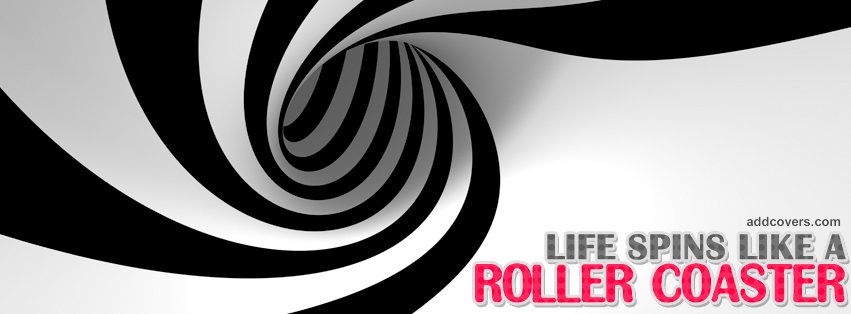 Like a Roller Coaster Facebook Covers