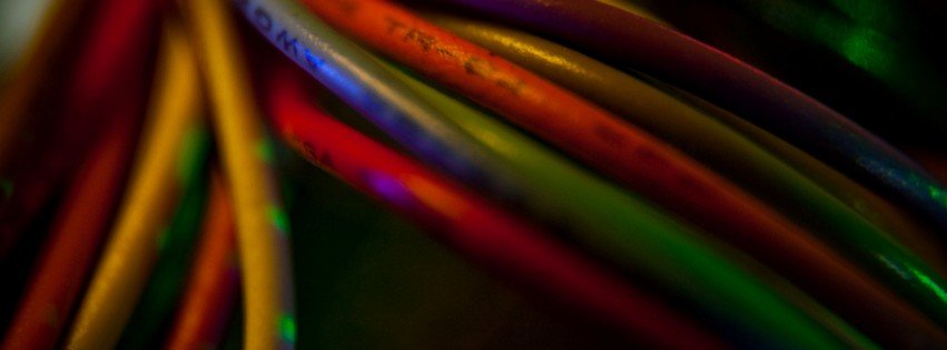 Colorful Wires {Colorful & Abstract Facebook Timeline Cover Picture, Colorful & Abstract Facebook Timeline image free, Colorful & Abstract Facebook Timeline Banner}