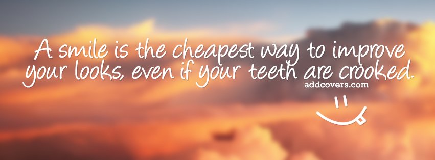 Smile it makes you look better {Advice Quotes Facebook Timeline Cover Picture, Advice Quotes Facebook Timeline image free, Advice Quotes Facebook Timeline Banner}