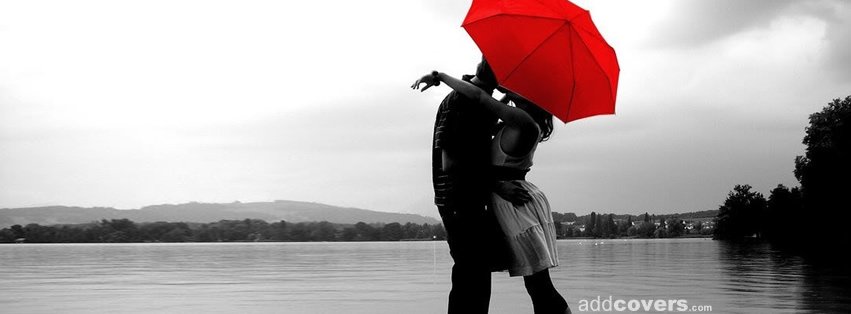 Kissing under Umbrella {Photography Facebook Timeline Cover Picture, Photography Facebook Timeline image free, Photography Facebook Timeline Banner}