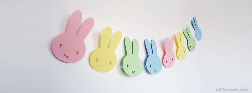 Easter Bunnies Facebook Covers
