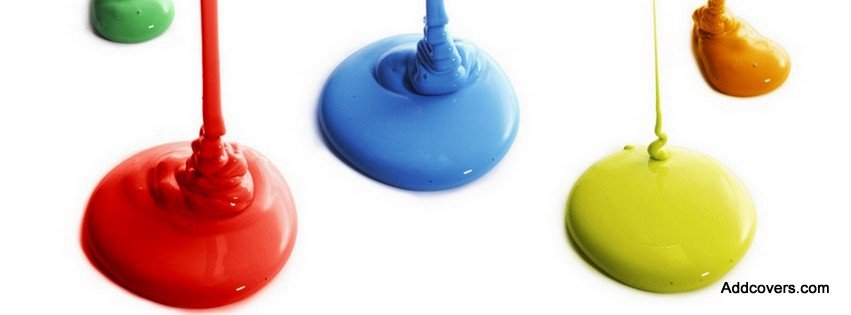 Colorful Paint Drops {Colorful & Abstract Facebook Timeline Cover Picture, Colorful & Abstract Facebook Timeline image free, Colorful & Abstract Facebook Timeline Banner}