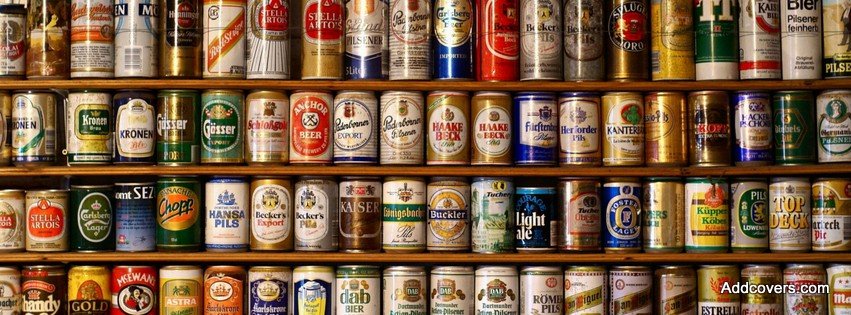 Beer Cans {Food & Candy Facebook Timeline Cover Picture, Food & Candy Facebook Timeline image free, Food & Candy Facebook Timeline Banner}