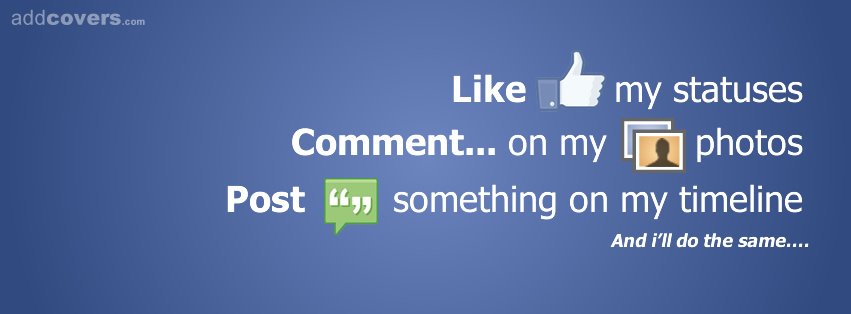 Post on my wall Facebook Covers