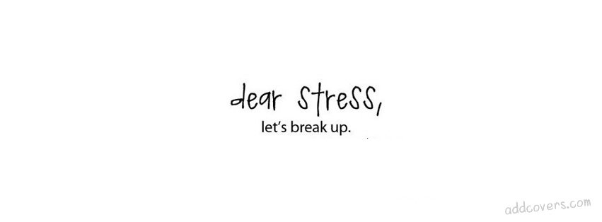 Dear Stress {Funny Quotes Facebook Timeline Cover Picture, Funny Quotes Facebook Timeline image free, Funny Quotes Facebook Timeline Banner}