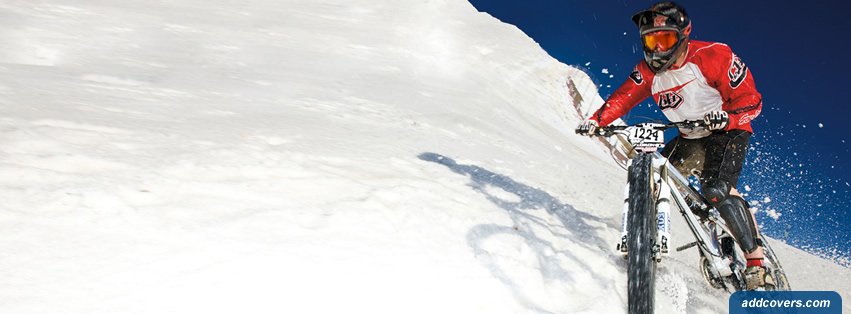 Snow Mountain Biking Facebook Covers