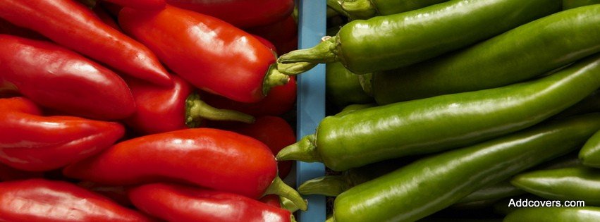 Red and Green Chili Peppers {Food & Candy Facebook Timeline Cover Picture, Food & Candy Facebook Timeline image free, Food & Candy Facebook Timeline Banner}