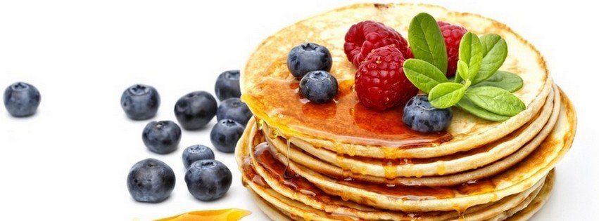 Pancakes with fresh Blueberries {Food & Candy Facebook Timeline Cover Picture, Food & Candy Facebook Timeline image free, Food & Candy Facebook Timeline Banner}