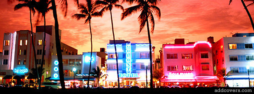 Night in Miami {Pictures Facebook Timeline Cover Picture, Pictures Facebook Timeline image free, Pictures Facebook Timeline Banner}
