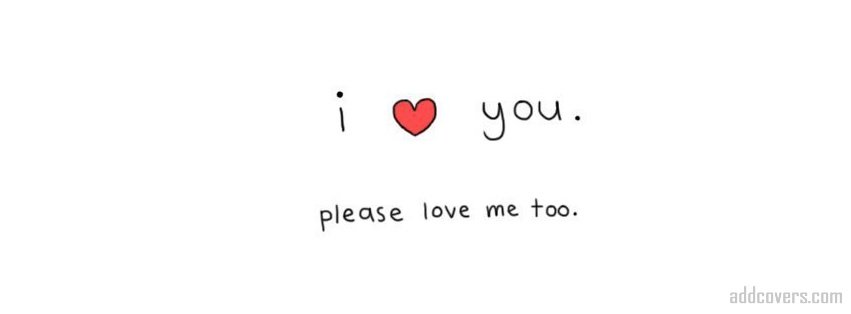 I love you Facebook Covers