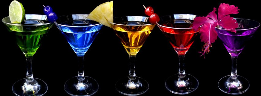 Colorful Cocktails {Food & Candy Facebook Timeline Cover Picture, Food & Candy Facebook Timeline image free, Food & Candy Facebook Timeline Banner}