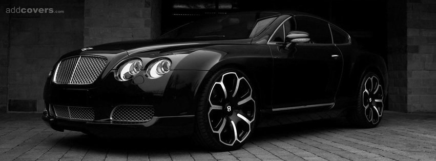 Black Bentley Continental Facebook Covers