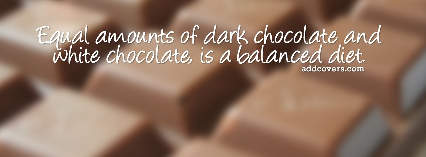 Balanced Diet {Funny Quotes Facebook Timeline Cover Picture, Funny Quotes Facebook Timeline image free, Funny Quotes Facebook Timeline Banner}