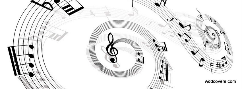 Treble Clef and Notes {Music Facebook Timeline Cover Picture, Music Facebook Timeline image free, Music Facebook Timeline Banner}