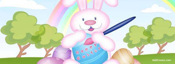 Happy Easter Bunny Painting