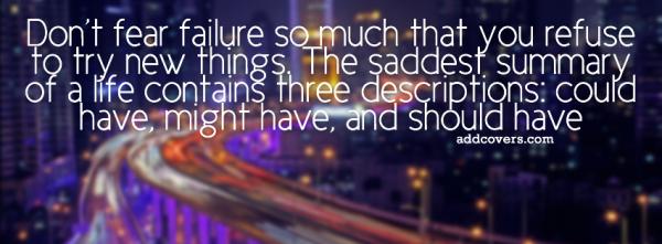 Dont fear failure
