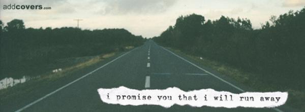 I will run away