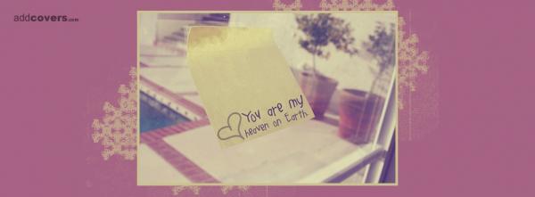 You are my heaven on earth