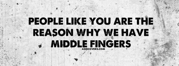 Reason why we have middle fingers