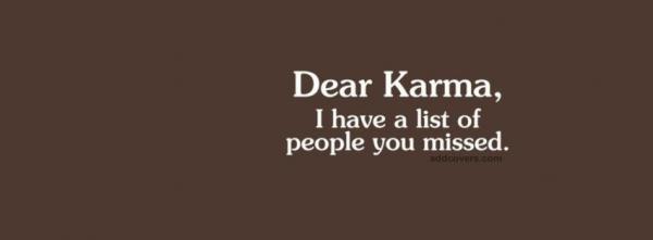 Dear Karma