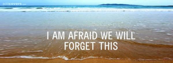 I am afraid