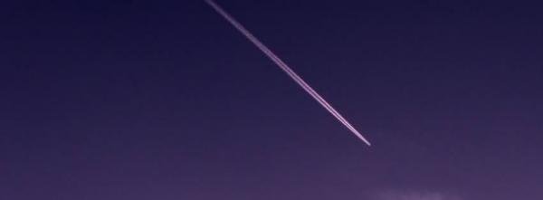 Airplane high in the Sky